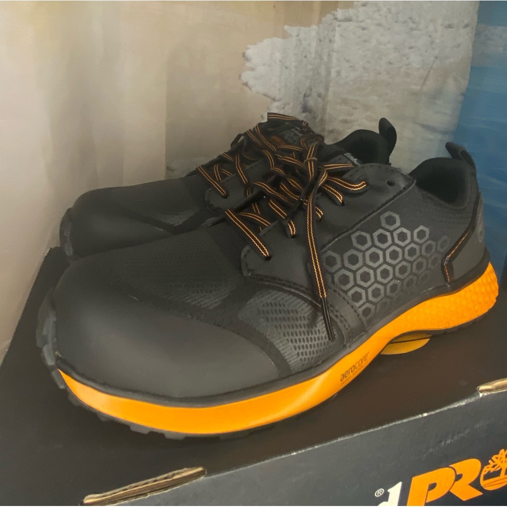 Timberland Pro - Mens 9.5 Reaxion Composite Toe Waterproof Work Shoes